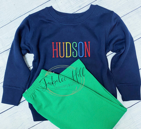 Simple Name Boy Sweatshirt