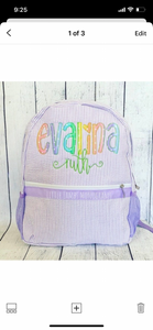 Rainbow evalina backpack/Lunchbox